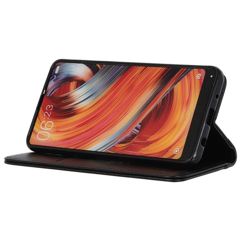 Flip Cover Samsung Galaxy M13 Litchi Split Læder