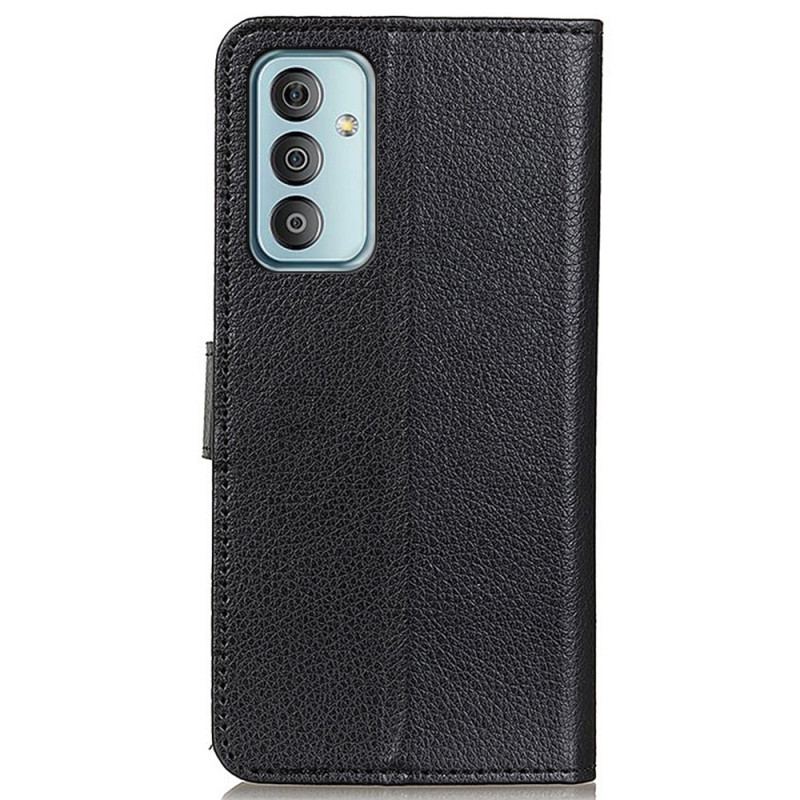 Læder Cover Samsung Galaxy M13 Traditionelt Imiteret Læder