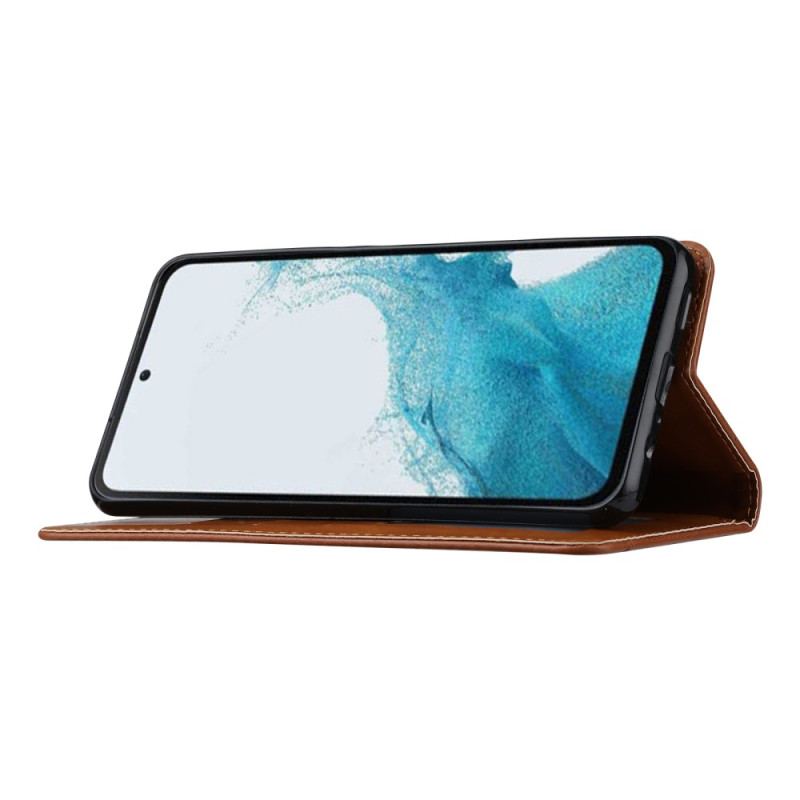 Cover Samsung Galaxy A54 5G Flip Cover Kortholder I Imiteret Læder