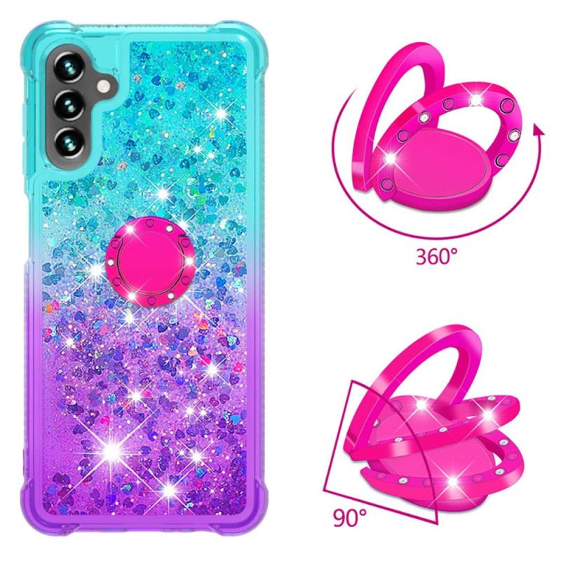 Cover Samsung Galaxy A54 5G Glitter Ring-bracket