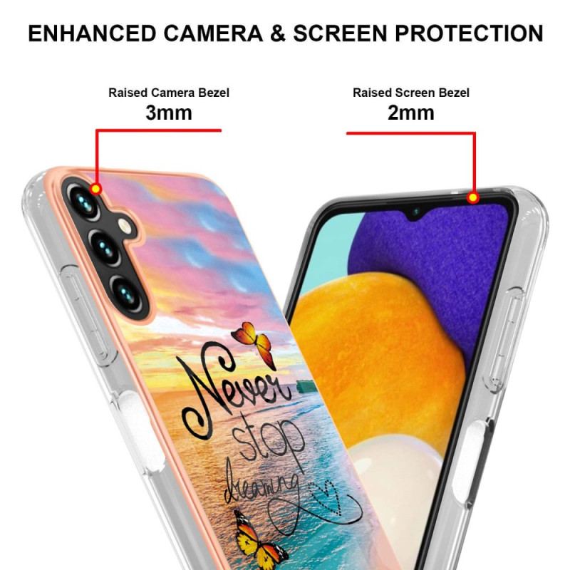 Cover Samsung Galaxy A54 5G Never Sto Dreaming Butterflies