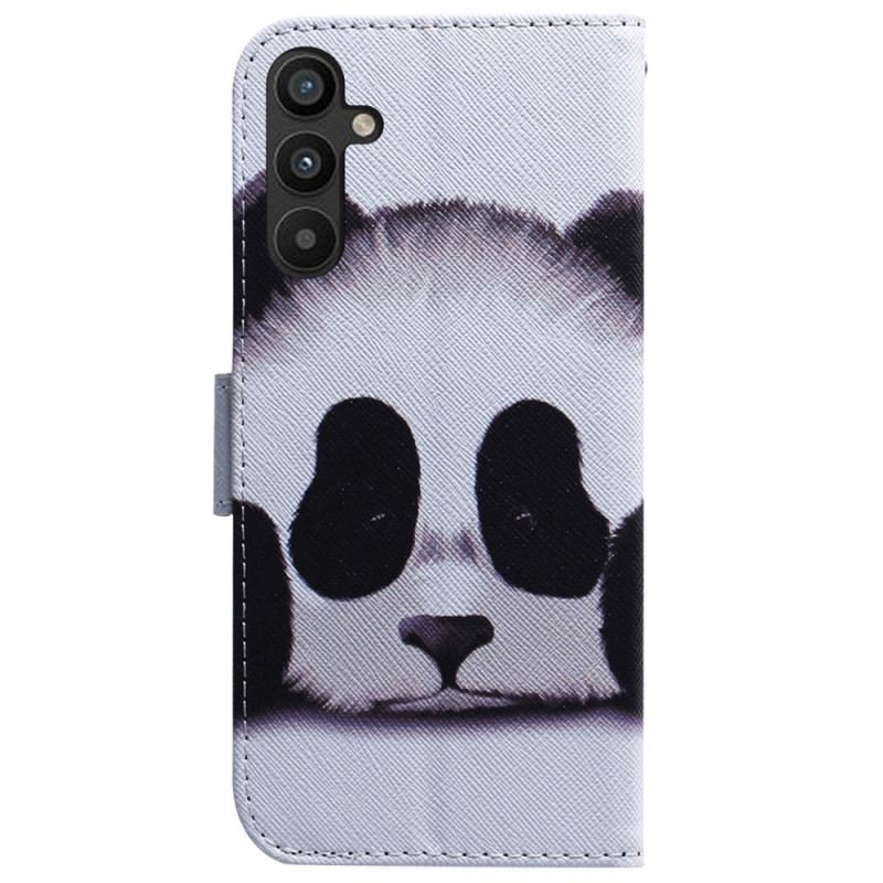 Flip Cover Samsung Galaxy A54 5G Med Snor Lanyard Panda Fan