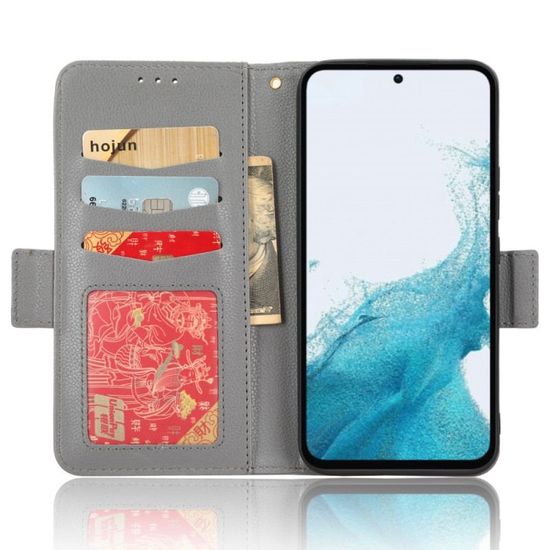 Flip Cover Samsung Galaxy A54 5G Med Snor Strappy Læder Stil