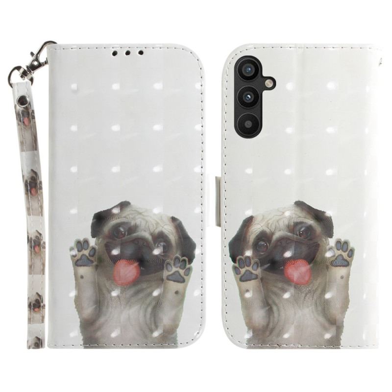 Flip Cover Samsung Galaxy A54 5G Med Snor Thong Pug