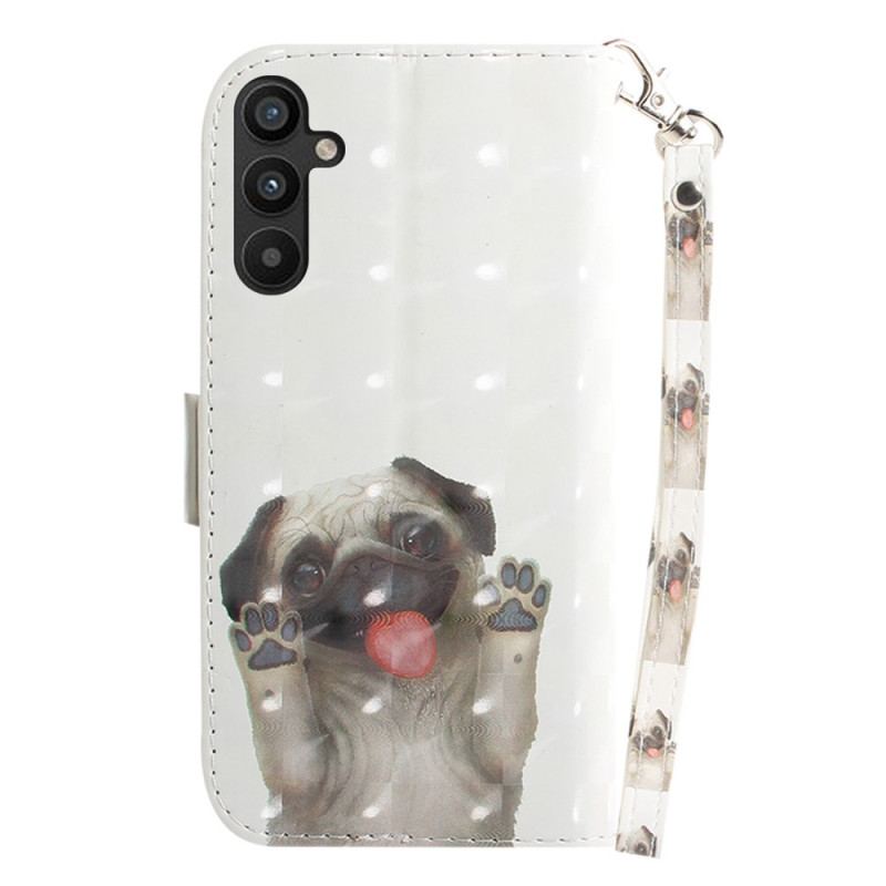 Flip Cover Samsung Galaxy A54 5G Med Snor Thong Pug