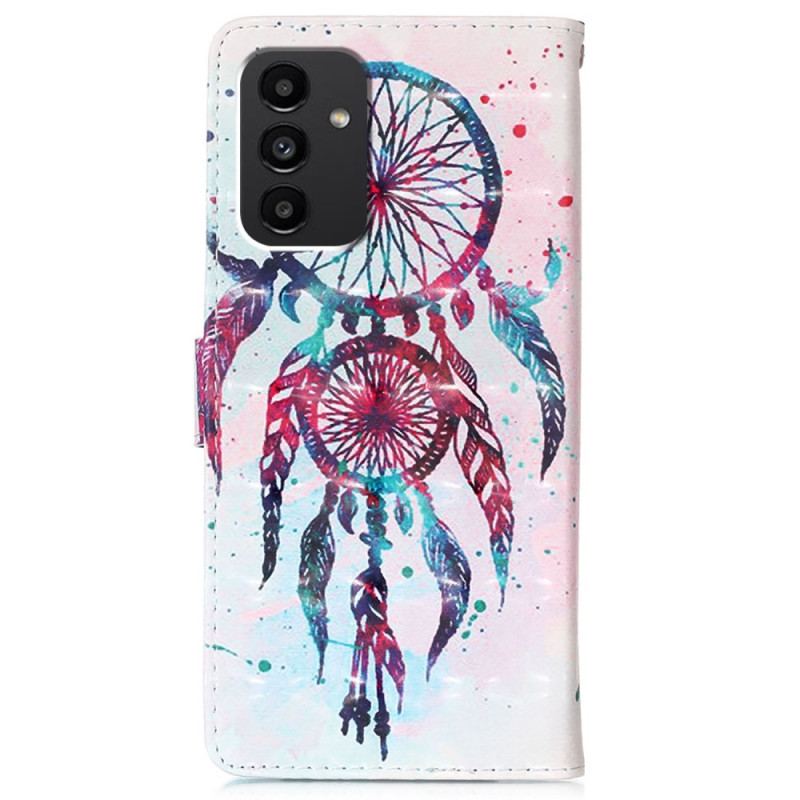 Læder Cover Samsung Galaxy A54 5G Drømmefanger Med Snor