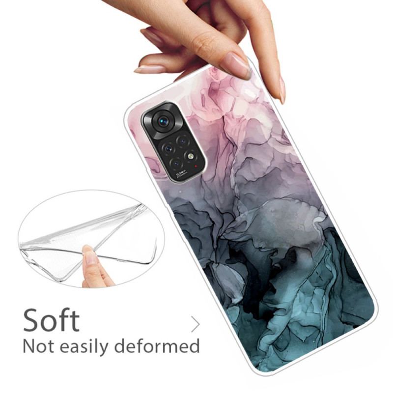 Cover Xiaomi Redmi Note 11 / 11S Farvet Marmor