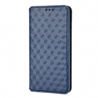 Cover Xiaomi Redmi Note 11 / 11S Flip Cover 3d Diamant Læder Effekt