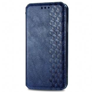 Cover Xiaomi Redmi Note 11 / 11S Flip Cover Diamanttekstur I Lædereffekt