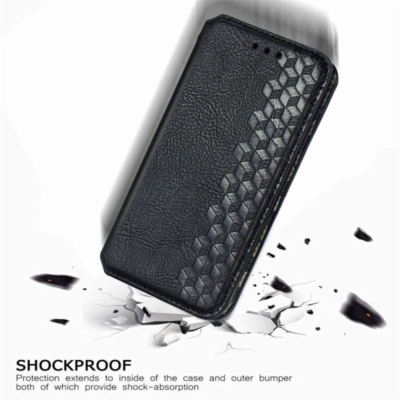 Cover Xiaomi Redmi Note 11 / 11S Flip Cover Diamanttekstur I Lædereffekt