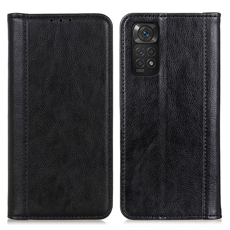 Cover Xiaomi Redmi Note 11 / 11S Flip Cover Elegance Split Litchi Læder