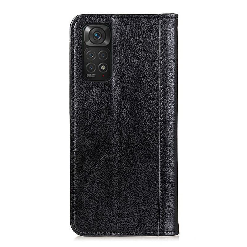 Cover Xiaomi Redmi Note 11 / 11S Flip Cover Elegance Split Litchi Læder