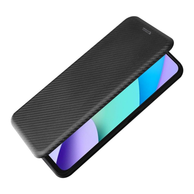 Cover Xiaomi Redmi Note 11 / 11S Flip Cover Farvet Carbon Silikone