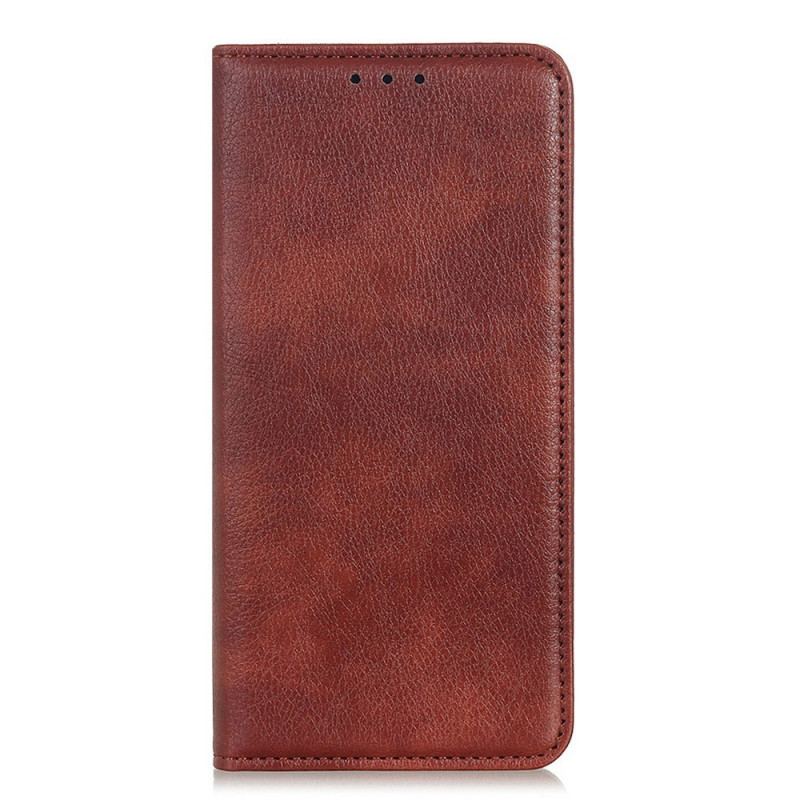 Cover Xiaomi Redmi Note 11 / 11S Flip Cover Lychee Split Læder Tekstur