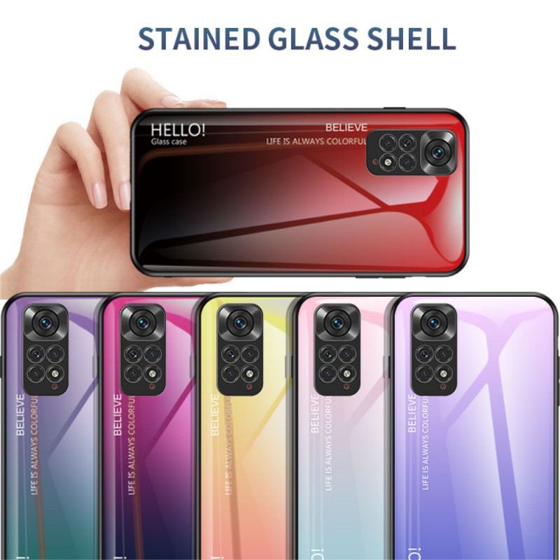 Cover Xiaomi Redmi Note 11 / 11S Hærdet Glas Hej