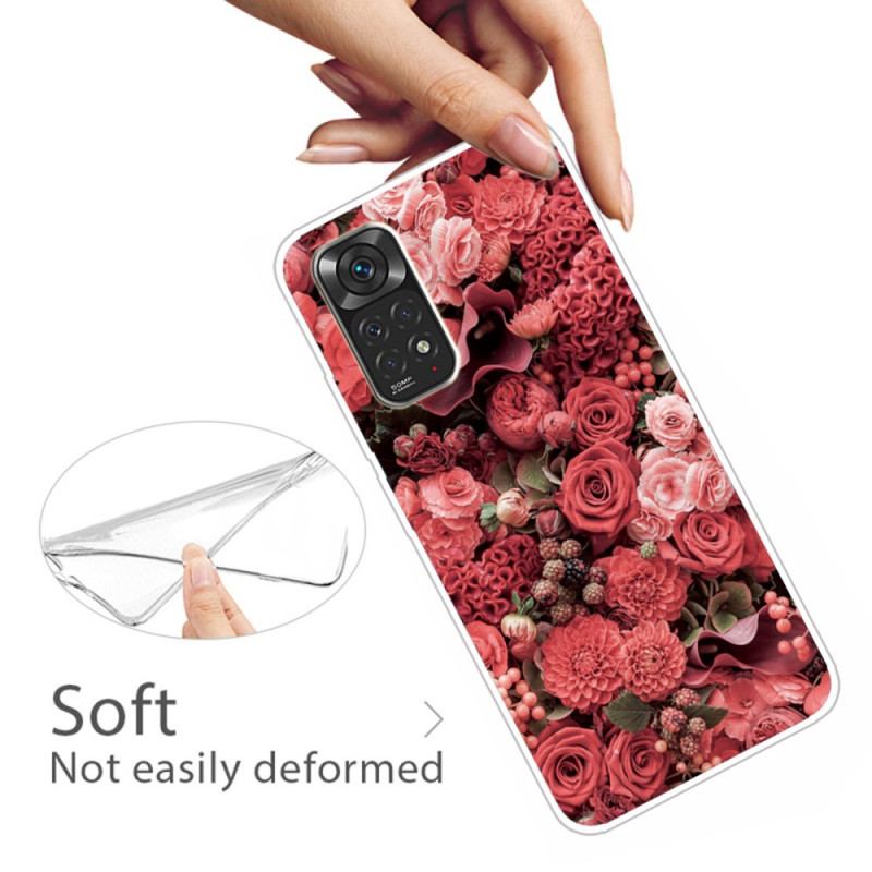 Cover Xiaomi Redmi Note 11 / 11S Intense Blomster