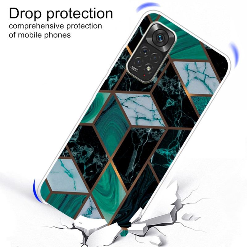 Cover Xiaomi Redmi Note 11 / 11S Marmor Geometri