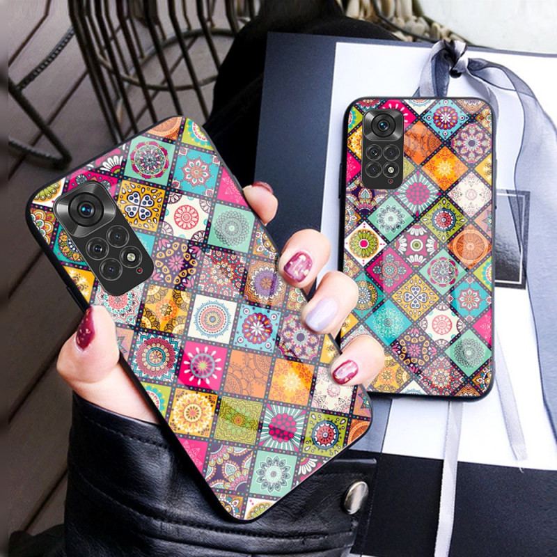 Cover Xiaomi Redmi Note 11 / 11S Patchwork Magnetisk Holder