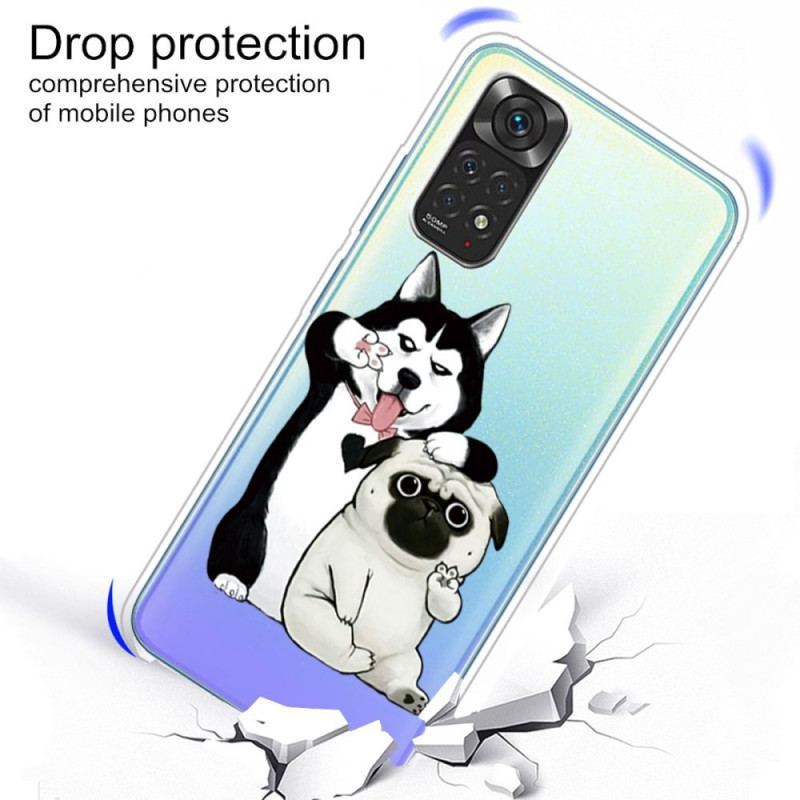 Cover Xiaomi Redmi Note 11 / 11S Sjove Hunde