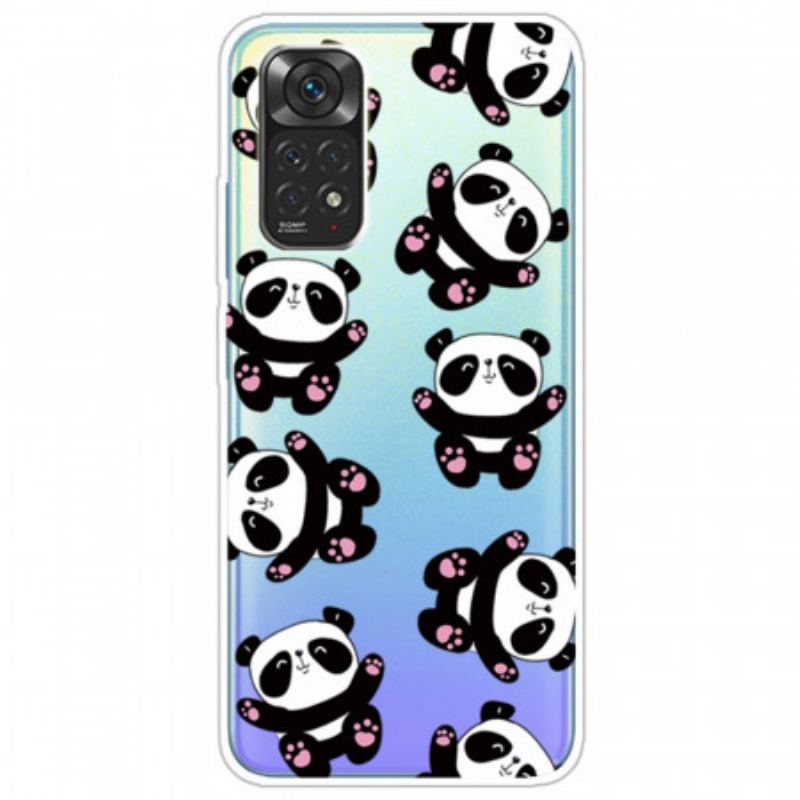 Cover Xiaomi Redmi Note 11 / 11S Sjove Pandaer