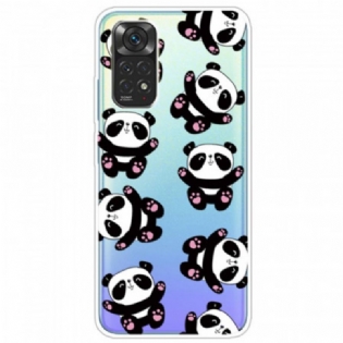 Cover Xiaomi Redmi Note 11 / 11S Sjove Pandaer