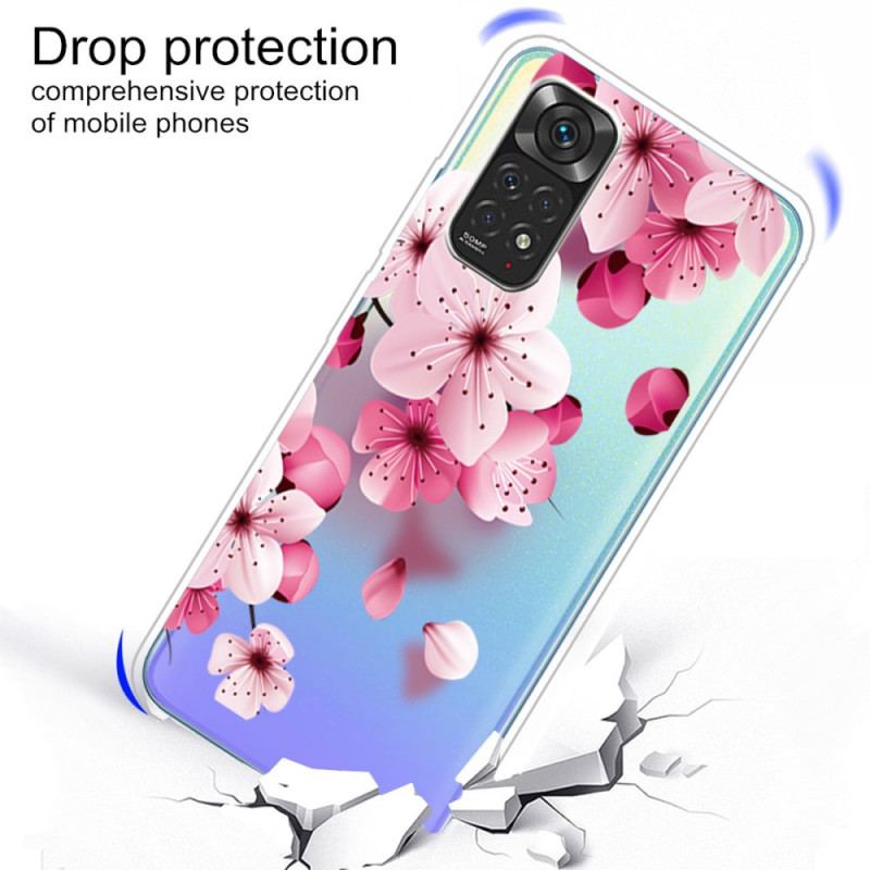 Cover Xiaomi Redmi Note 11 / 11S Små Lyserøde Blomster