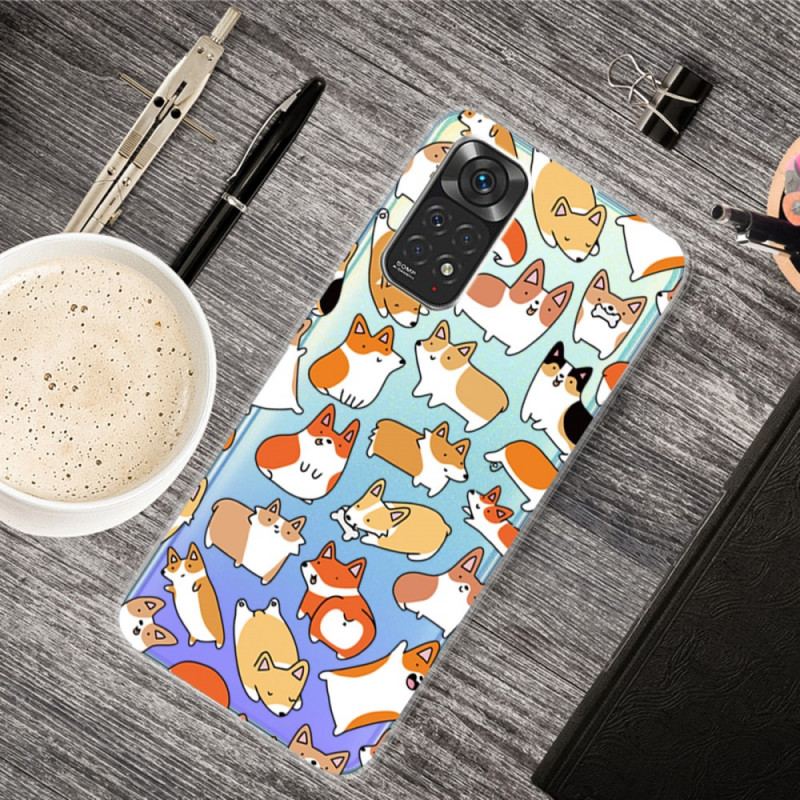 Cover Xiaomi Redmi Note 11 / 11S Sømløse Flere Hunde