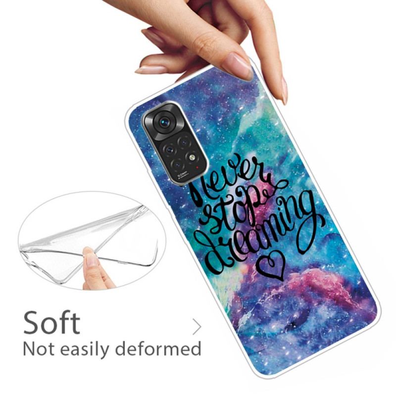 Cover Xiaomi Redmi Note 11 / 11S Stop Aldrig Med At Drømme
