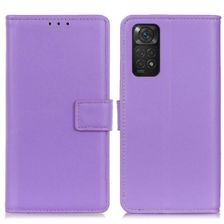 Flip Cover Xiaomi Redmi Note 11 / 11S Almindeligt Imiteret Læder