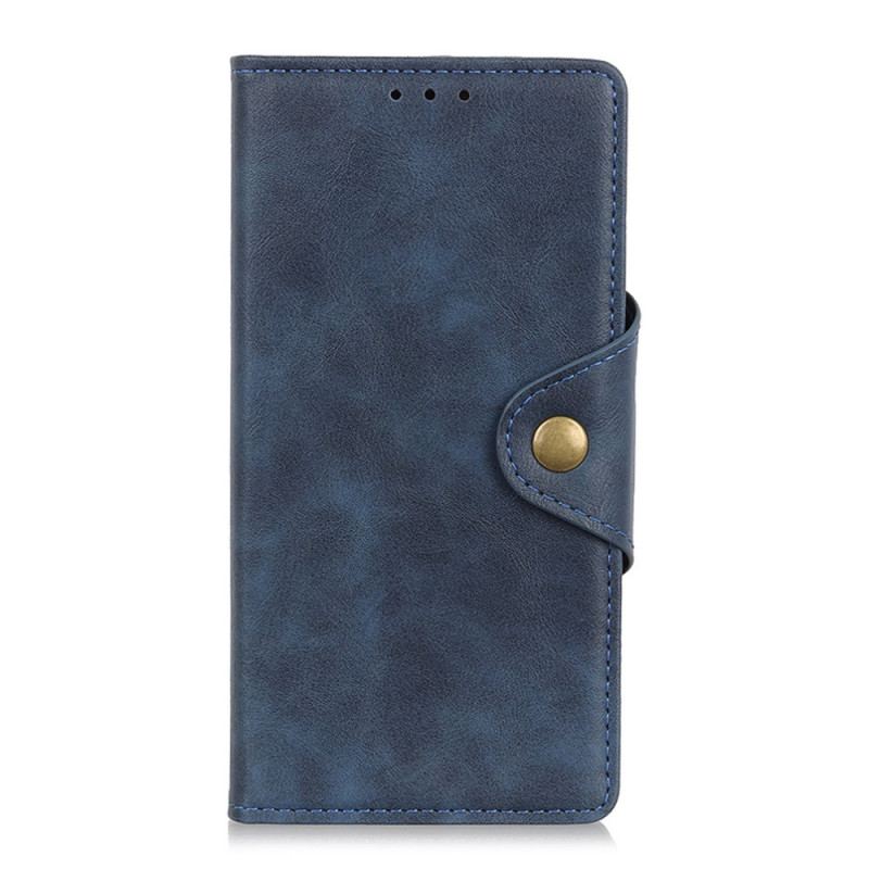 Flip Cover Xiaomi Redmi Note 11 / 11S Imiteret Læder Knap