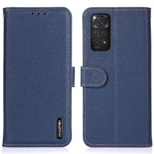 Flip Cover Xiaomi Redmi Note 11 / 11S Khazneh Litchi Læder