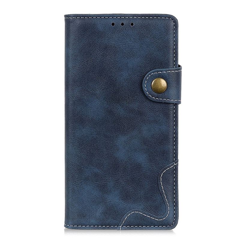 Flip Cover Xiaomi Redmi Note 11 / 11S Kunstnerisk Og Sømme