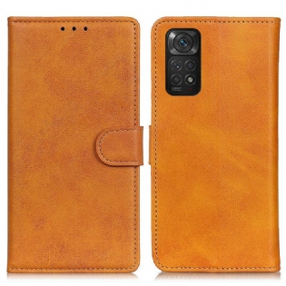 Flip Cover Xiaomi Redmi Note 11 / 11S Retro Mat Lædereffekt