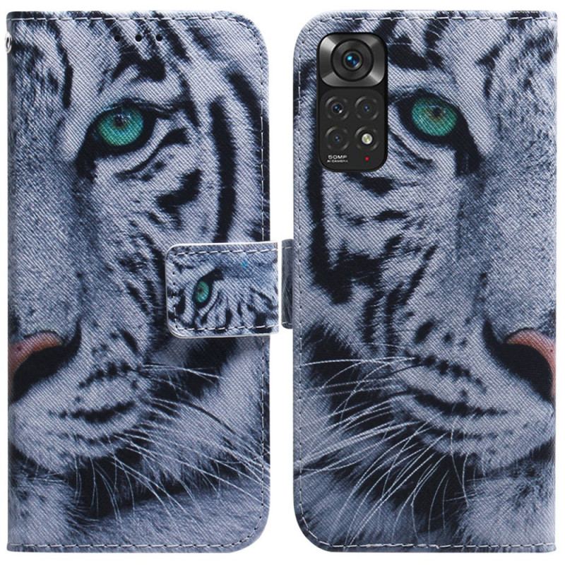 Flip Cover Xiaomi Redmi Note 11 / 11S Tiger Ansigt