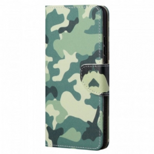 Læder Cover Xiaomi Redmi Note 11 / 11S Camouflage