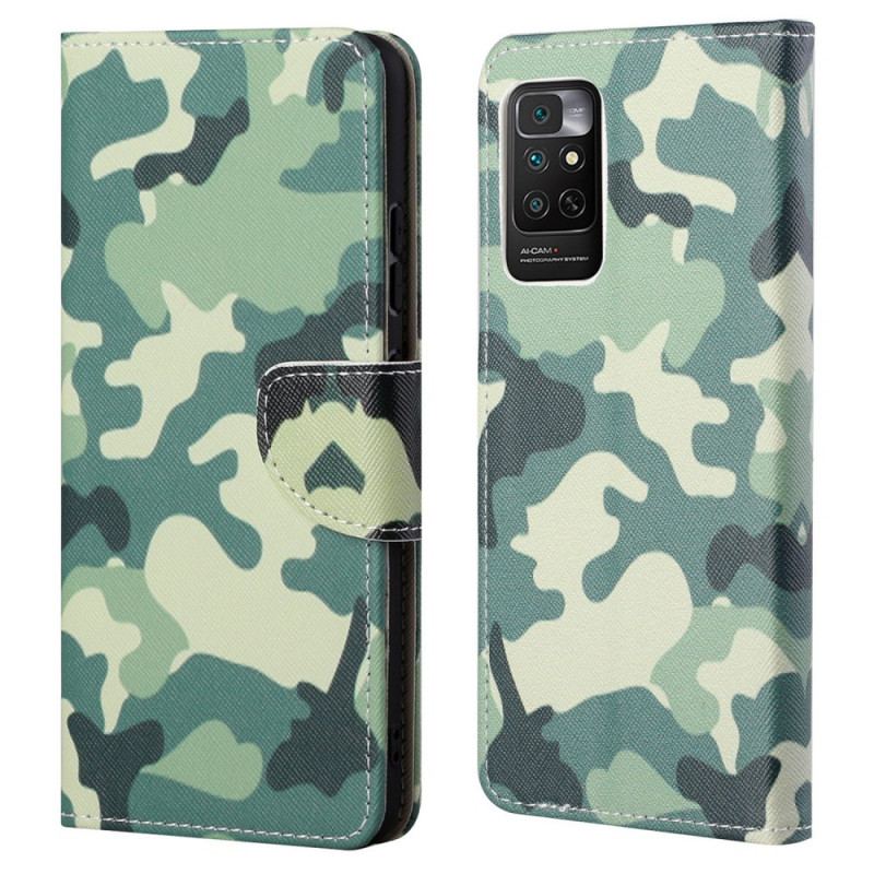 Læder Cover Xiaomi Redmi Note 11 / 11S Camouflage