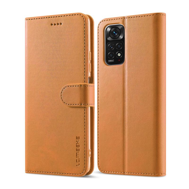 Læder Cover Xiaomi Redmi Note 11 / 11S Lc.imeeke Lædereffekt