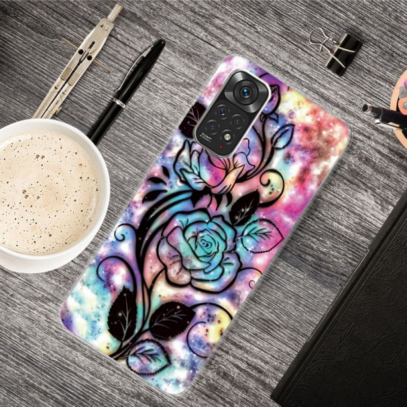 Mobilcover Xiaomi Redmi Note 11 / 11S Blomsterdesign