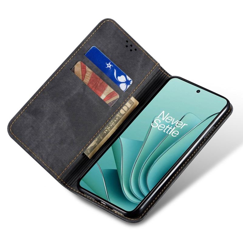 Flip Cover Oneplus 12 5g Jeansstof