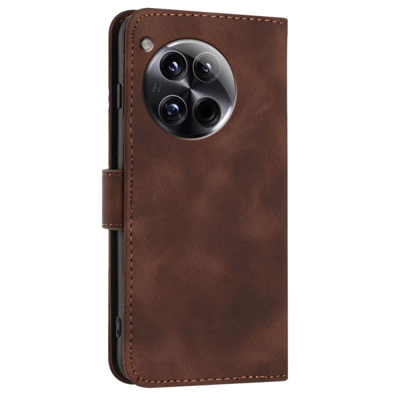 Flip Cover Oneplus 12 5g Retro Style Med Rem