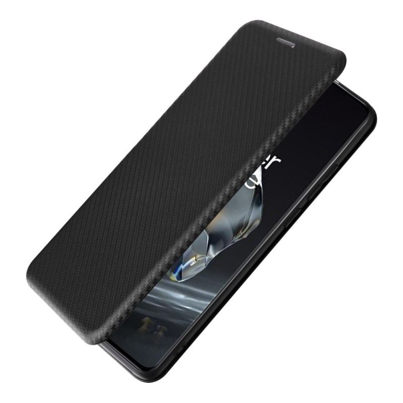 Læder Cover Oneplus 12 5g Telefon Etui Kulfiber