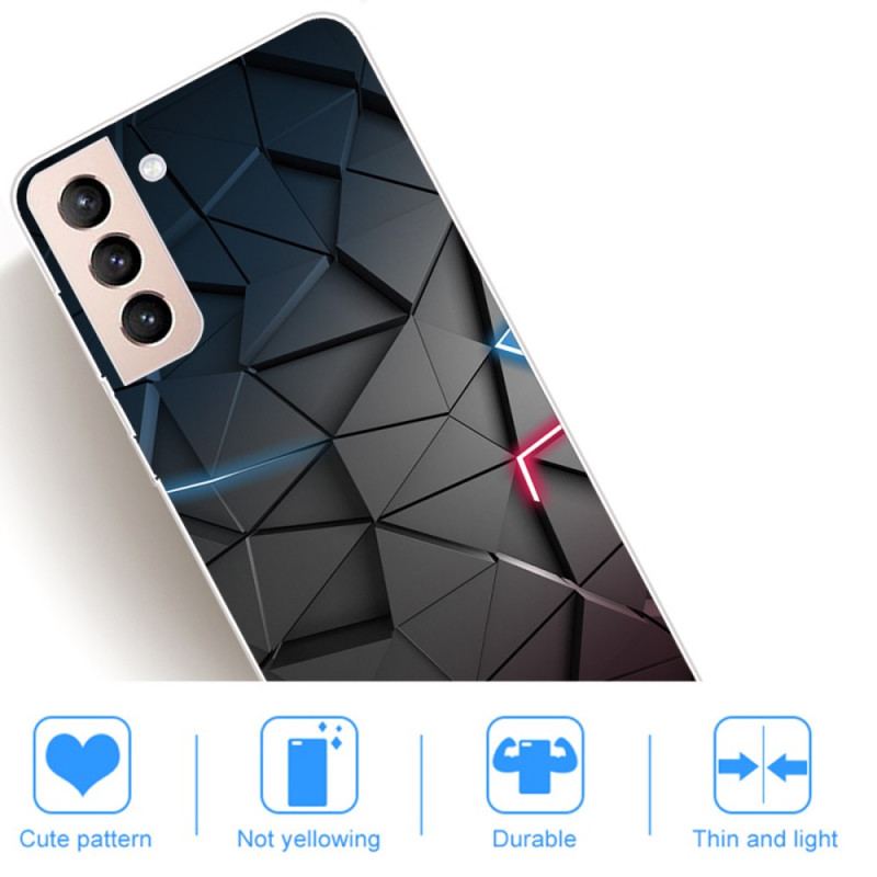 Cover Samsung Galaxy S22 Plus 5G Fleksibel Geometri