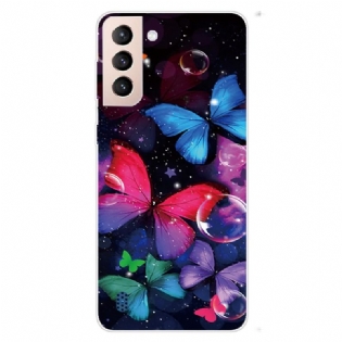 Cover Samsung Galaxy S22 Plus 5G Fleksible Sommerfugle