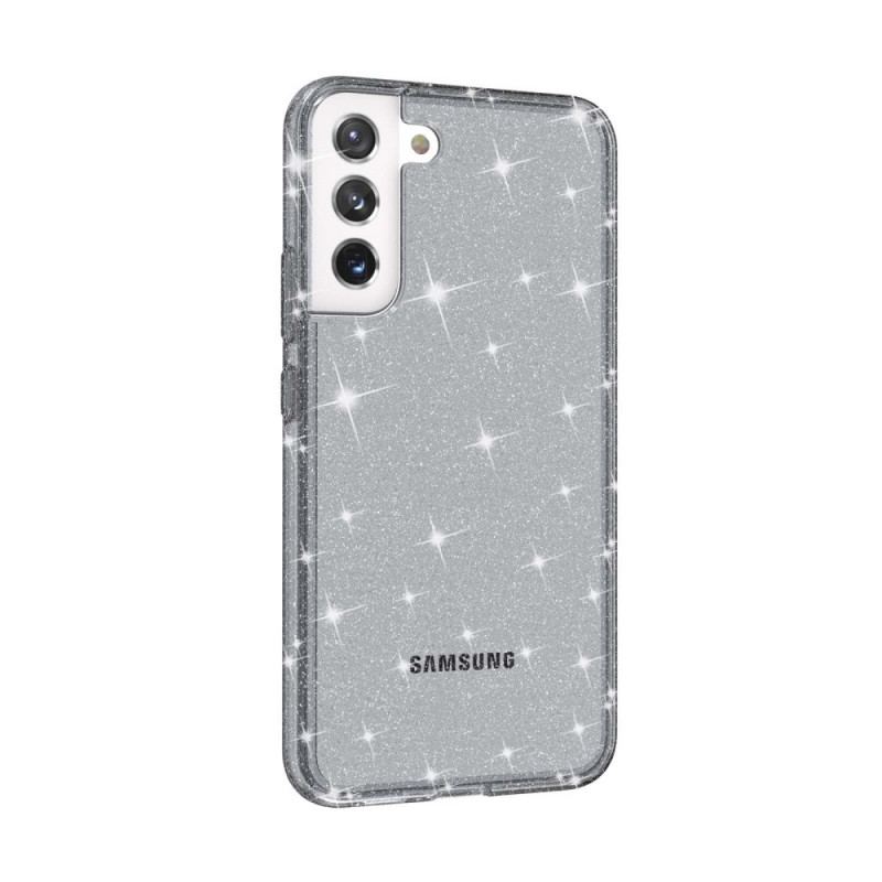 Cover Samsung Galaxy S22 Plus 5G Gennemsigtige Pailletter