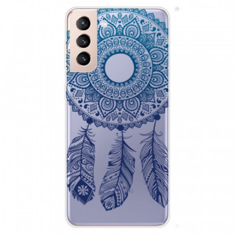 Cover Samsung Galaxy S22 Plus 5G Mandala Med Enkelt Blomst