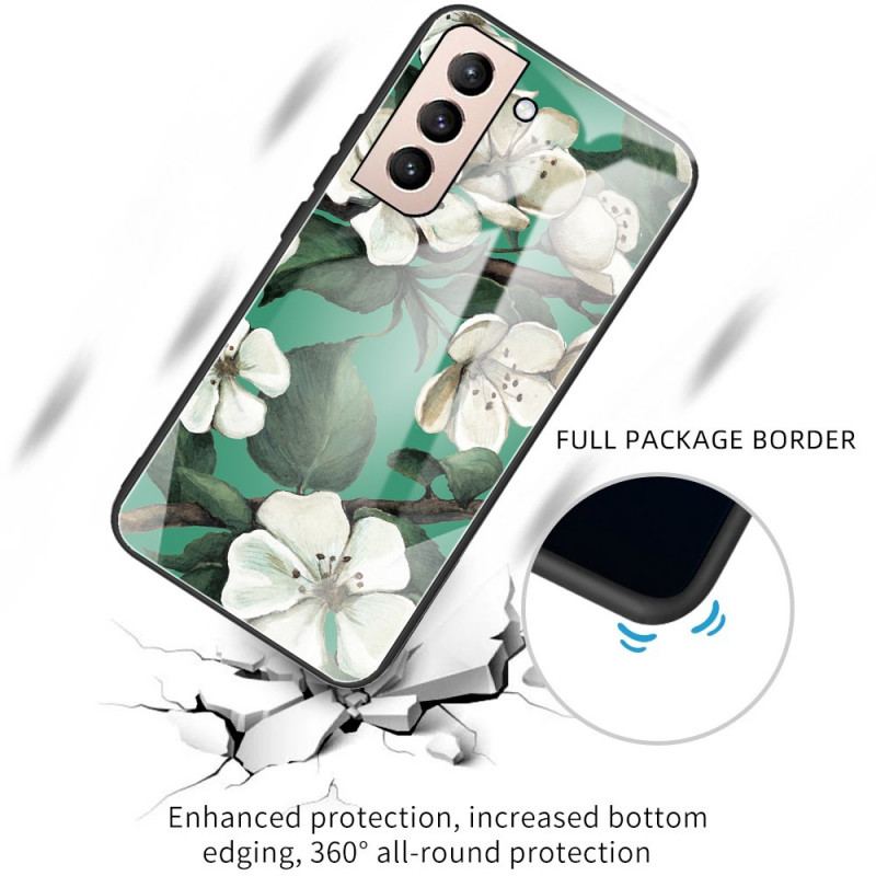 Cover Samsung Galaxy S22 Plus 5G Vegetabilsk Hærdet Glas