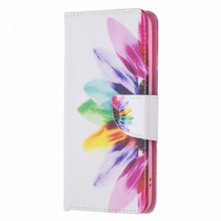 Flip Cover Samsung Galaxy S22 Plus 5G Akvarel Blomst