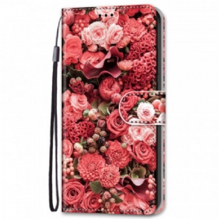 Flip Cover Samsung Galaxy S22 Plus 5G Blomsterromantik