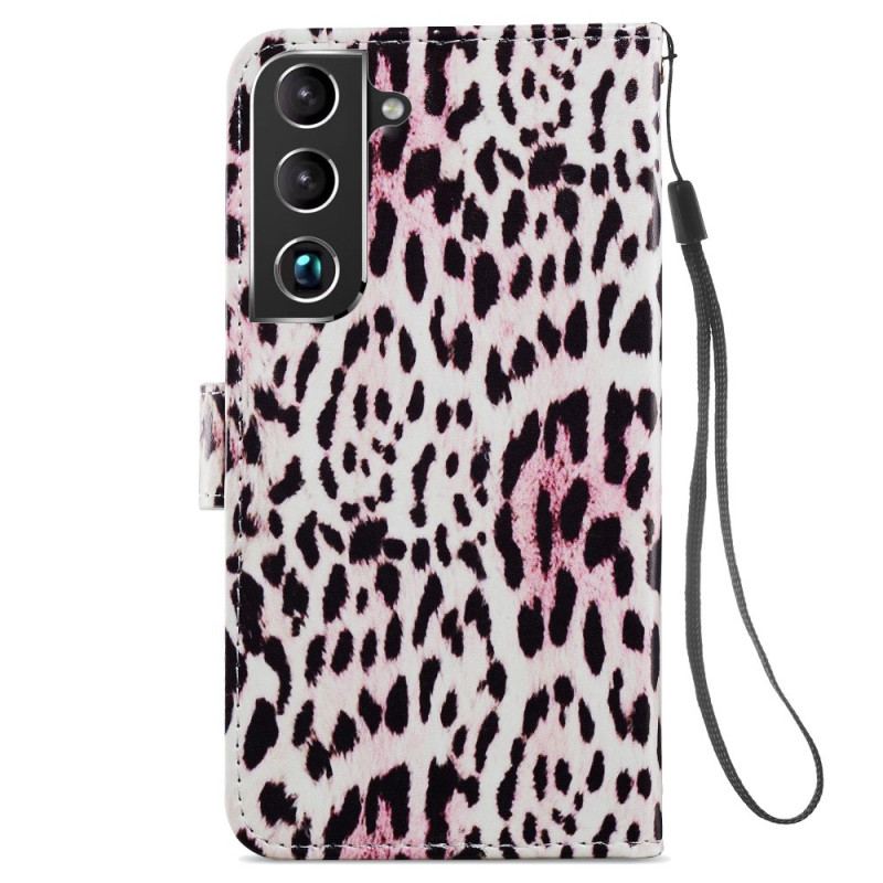 Flip Cover Samsung Galaxy S22 Plus 5G Leopard Print