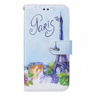 Flip Cover Samsung Galaxy S22 Plus 5G Maleri Paris